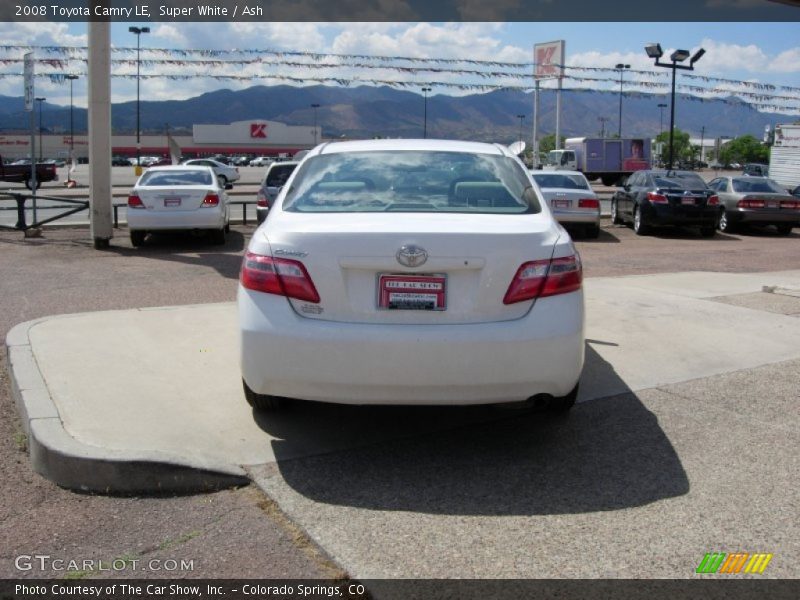 Super White / Ash 2008 Toyota Camry LE