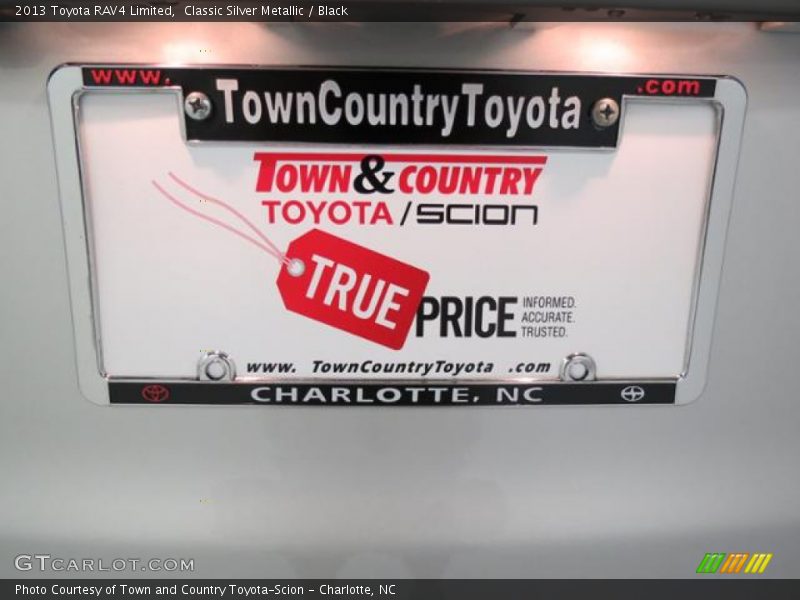 Classic Silver Metallic / Black 2013 Toyota RAV4 Limited