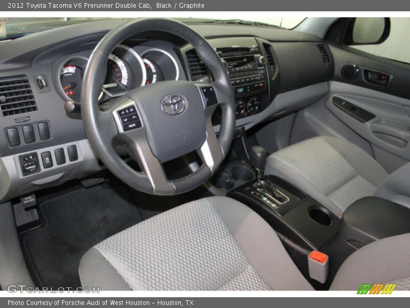 Black / Graphite 2012 Toyota Tacoma V6 Prerunner Double Cab
