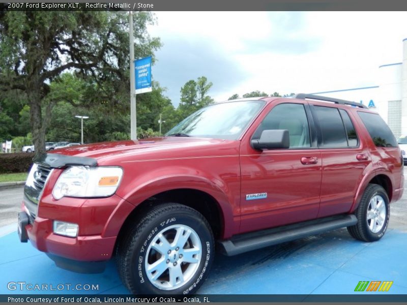 Redfire Metallic / Stone 2007 Ford Explorer XLT