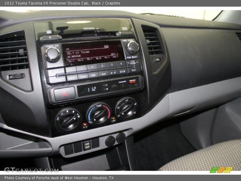 Black / Graphite 2012 Toyota Tacoma V6 Prerunner Double Cab