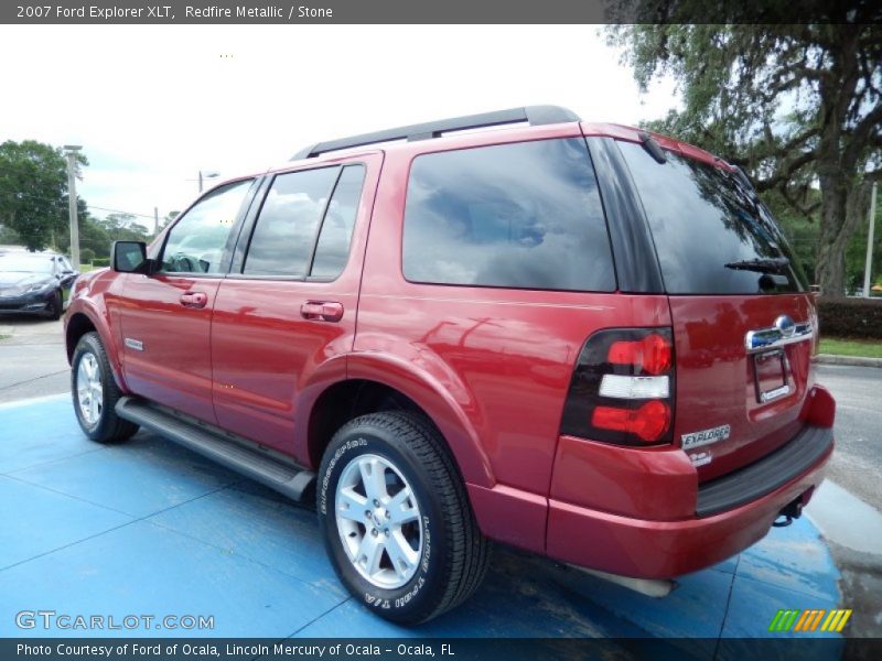 Redfire Metallic / Stone 2007 Ford Explorer XLT