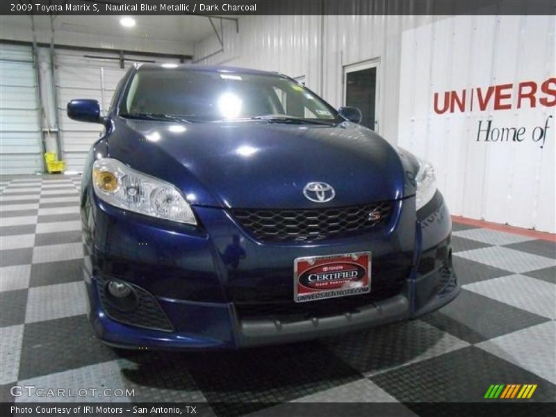 Nautical Blue Metallic / Dark Charcoal 2009 Toyota Matrix S