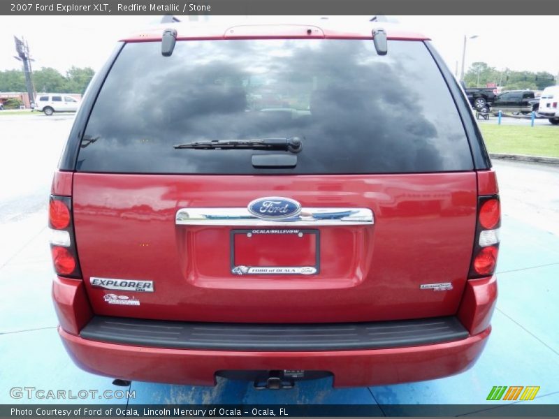 Redfire Metallic / Stone 2007 Ford Explorer XLT