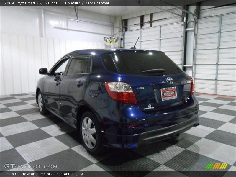 Nautical Blue Metallic / Dark Charcoal 2009 Toyota Matrix S