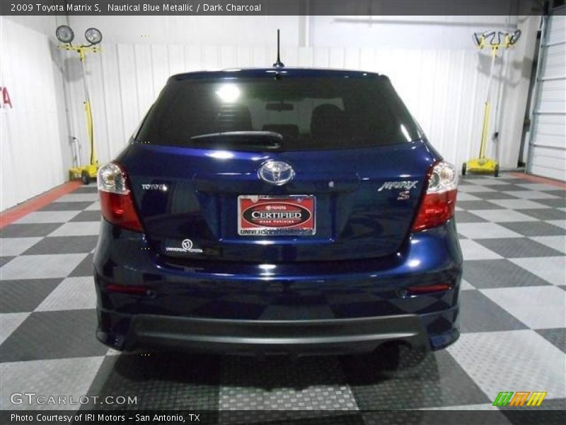 Nautical Blue Metallic / Dark Charcoal 2009 Toyota Matrix S