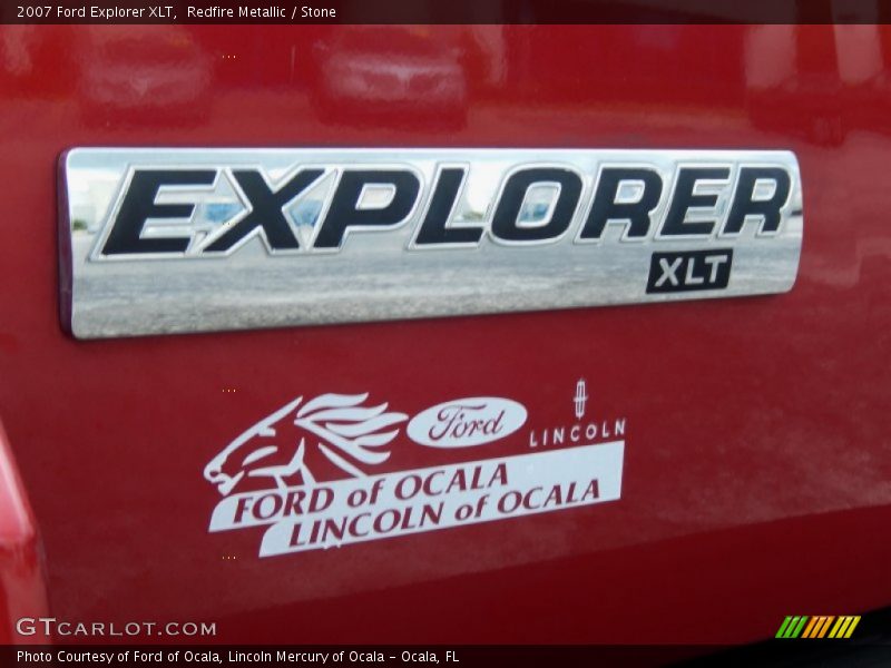 Redfire Metallic / Stone 2007 Ford Explorer XLT