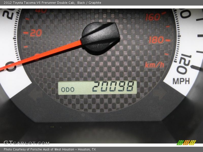 Black / Graphite 2012 Toyota Tacoma V6 Prerunner Double Cab