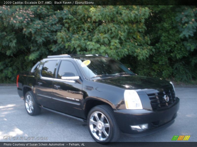 Black Raven / Ebony/Ebony 2009 Cadillac Escalade EXT AWD