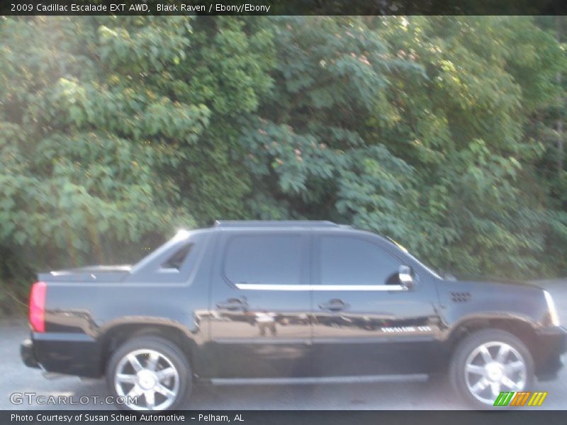 Black Raven / Ebony/Ebony 2009 Cadillac Escalade EXT AWD