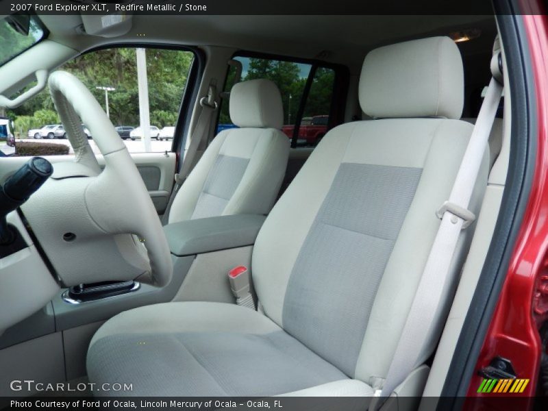 Redfire Metallic / Stone 2007 Ford Explorer XLT