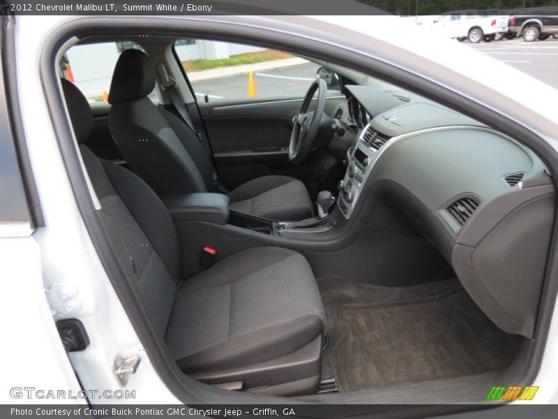 Summit White / Ebony 2012 Chevrolet Malibu LT
