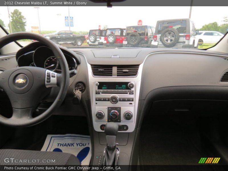 Summit White / Ebony 2012 Chevrolet Malibu LT