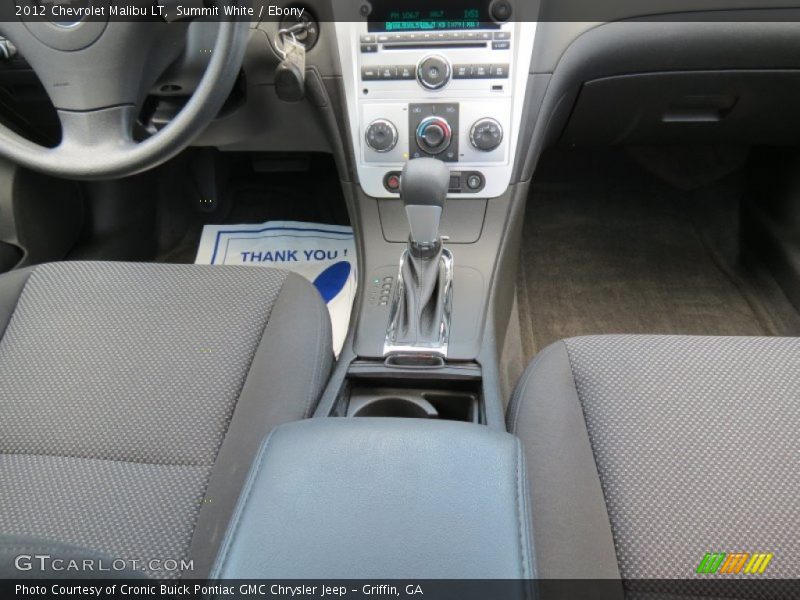 Summit White / Ebony 2012 Chevrolet Malibu LT