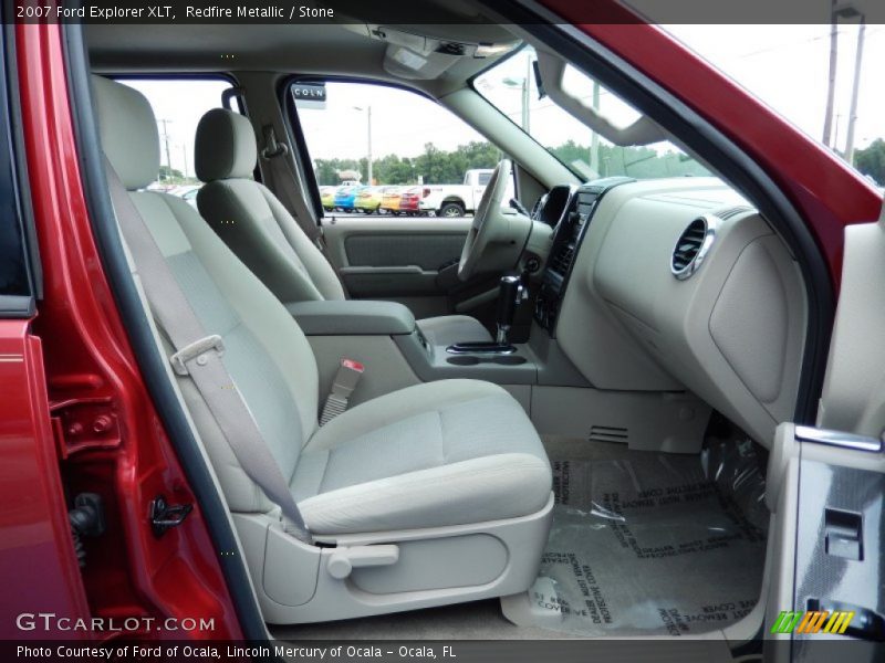 Redfire Metallic / Stone 2007 Ford Explorer XLT