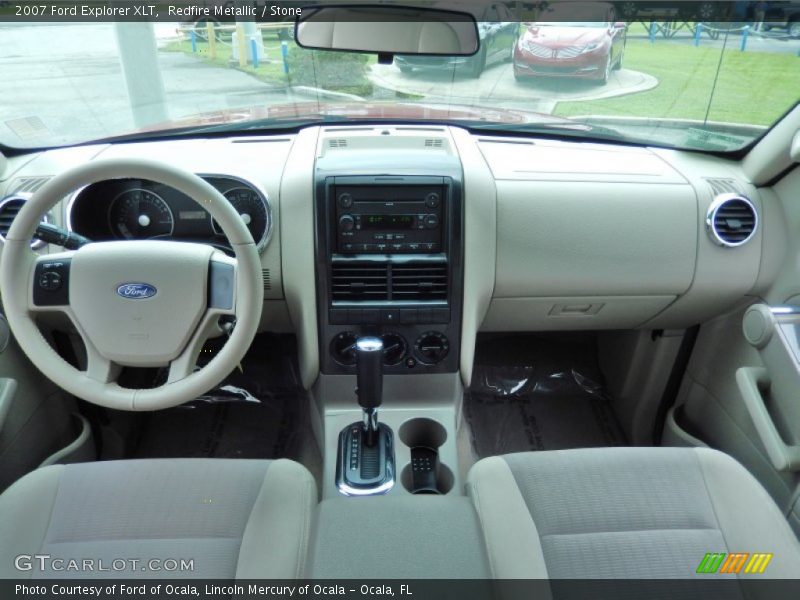 Redfire Metallic / Stone 2007 Ford Explorer XLT