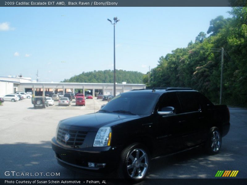 Black Raven / Ebony/Ebony 2009 Cadillac Escalade EXT AWD