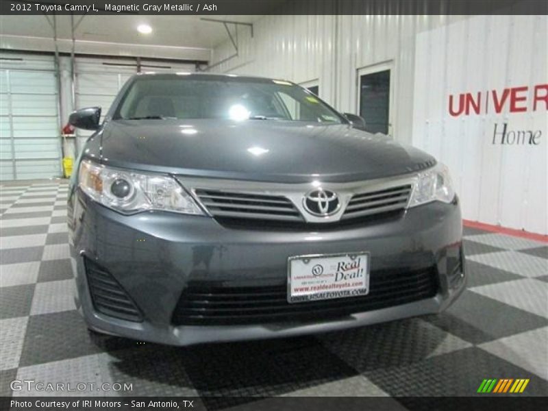 Magnetic Gray Metallic / Ash 2012 Toyota Camry L