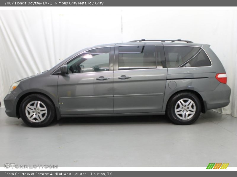 Nimbus Gray Metallic / Gray 2007 Honda Odyssey EX-L
