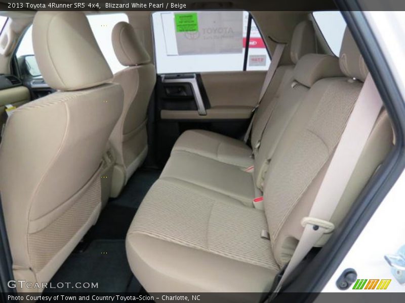 Blizzard White Pearl / Beige 2013 Toyota 4Runner SR5 4x4