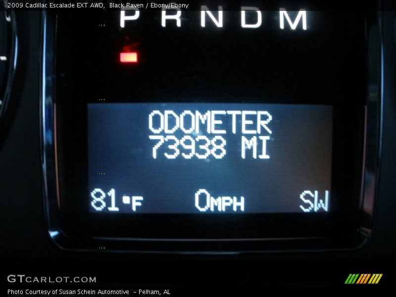 Black Raven / Ebony/Ebony 2009 Cadillac Escalade EXT AWD