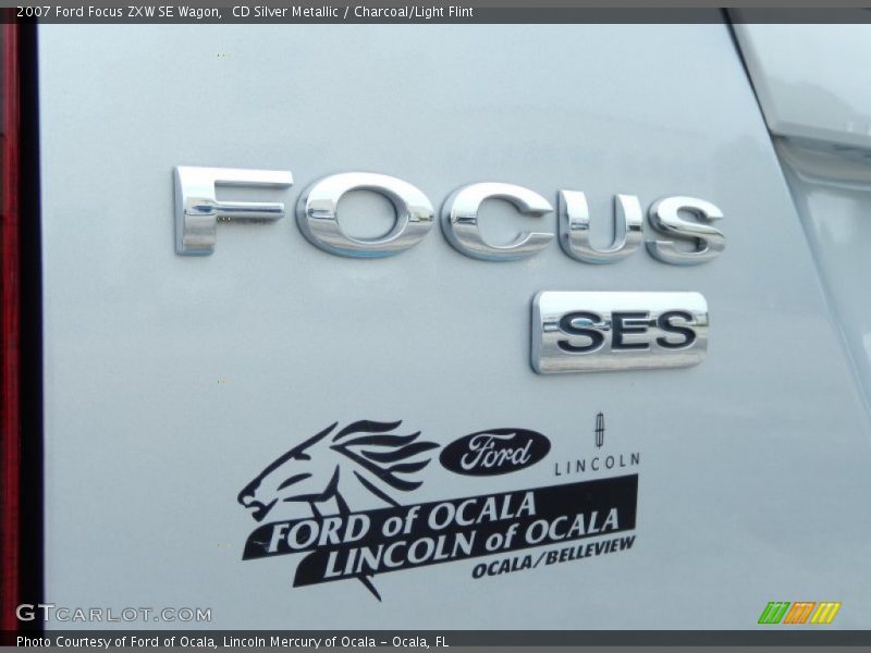CD Silver Metallic / Charcoal/Light Flint 2007 Ford Focus ZXW SE Wagon