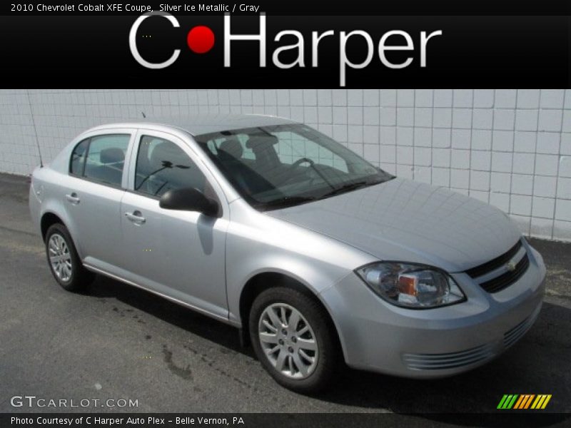 Silver Ice Metallic / Gray 2010 Chevrolet Cobalt XFE Coupe