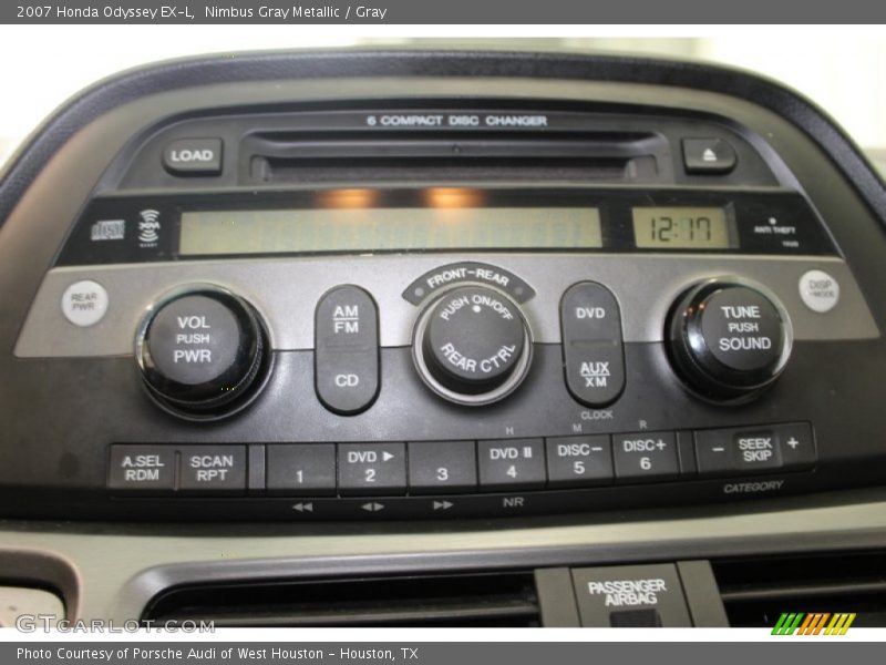 Nimbus Gray Metallic / Gray 2007 Honda Odyssey EX-L