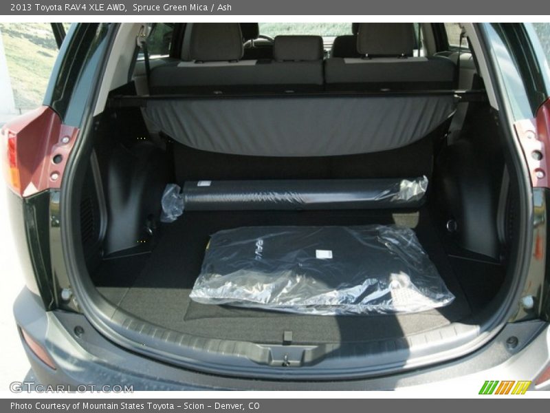 Spruce Green Mica / Ash 2013 Toyota RAV4 XLE AWD
