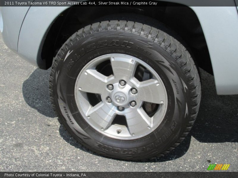Silver Streak Mica / Graphite Gray 2011 Toyota Tacoma V6 TRD Sport Access Cab 4x4