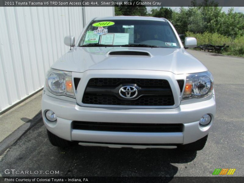 Silver Streak Mica / Graphite Gray 2011 Toyota Tacoma V6 TRD Sport Access Cab 4x4