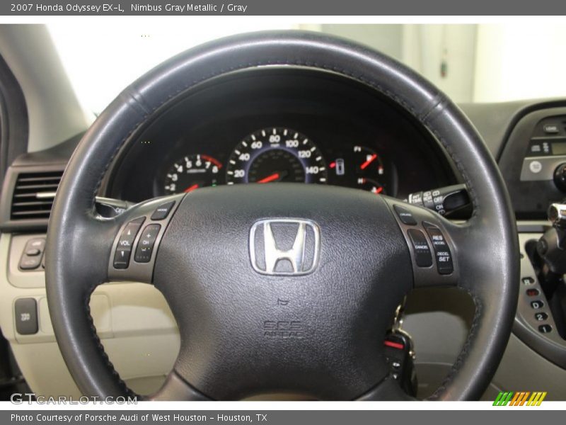 Nimbus Gray Metallic / Gray 2007 Honda Odyssey EX-L