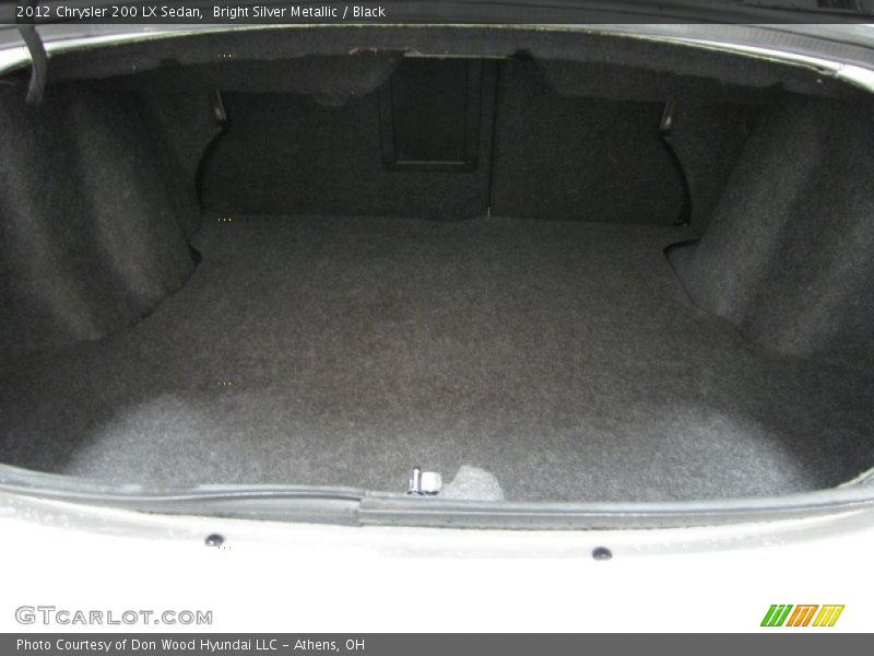 Bright Silver Metallic / Black 2012 Chrysler 200 LX Sedan