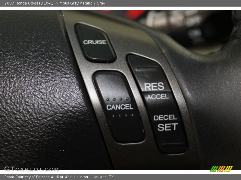 Nimbus Gray Metallic / Gray 2007 Honda Odyssey EX-L