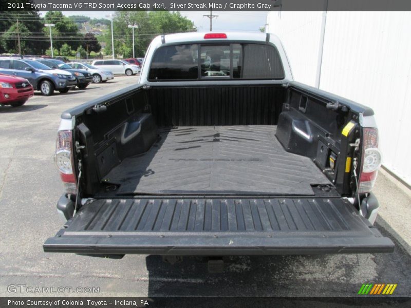 Silver Streak Mica / Graphite Gray 2011 Toyota Tacoma V6 TRD Sport Access Cab 4x4