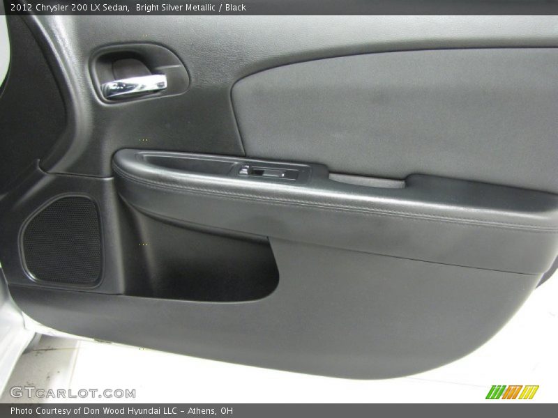 Bright Silver Metallic / Black 2012 Chrysler 200 LX Sedan