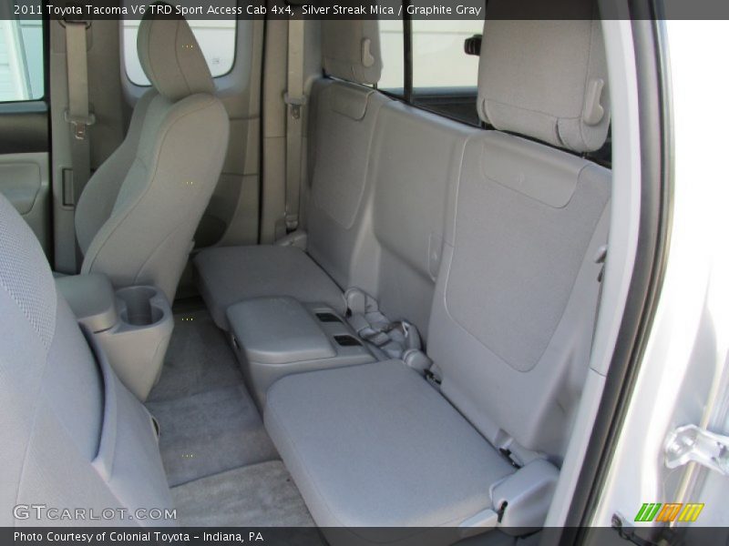 Silver Streak Mica / Graphite Gray 2011 Toyota Tacoma V6 TRD Sport Access Cab 4x4