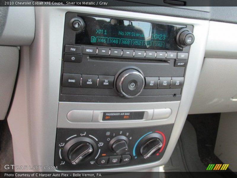 Controls of 2010 Cobalt XFE Coupe