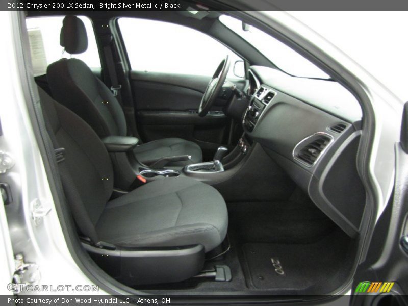 Bright Silver Metallic / Black 2012 Chrysler 200 LX Sedan