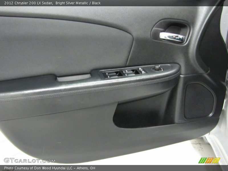 Bright Silver Metallic / Black 2012 Chrysler 200 LX Sedan
