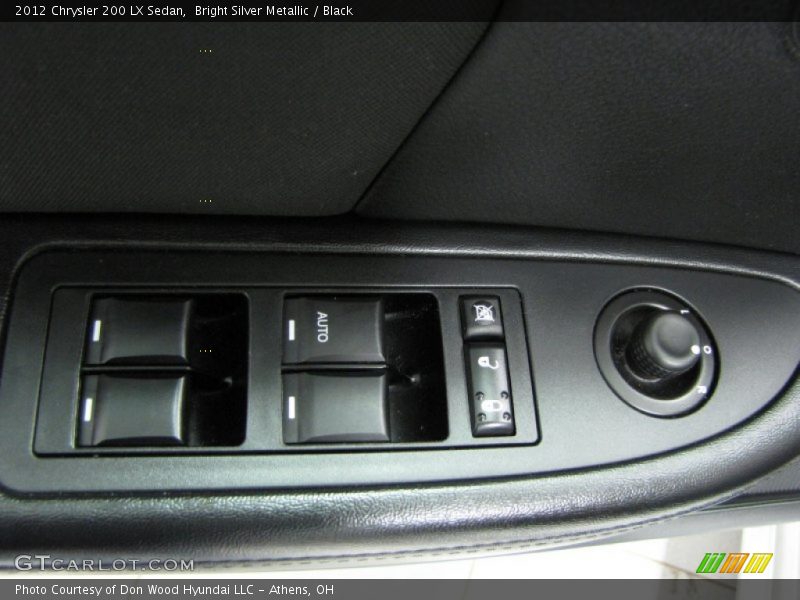 Bright Silver Metallic / Black 2012 Chrysler 200 LX Sedan