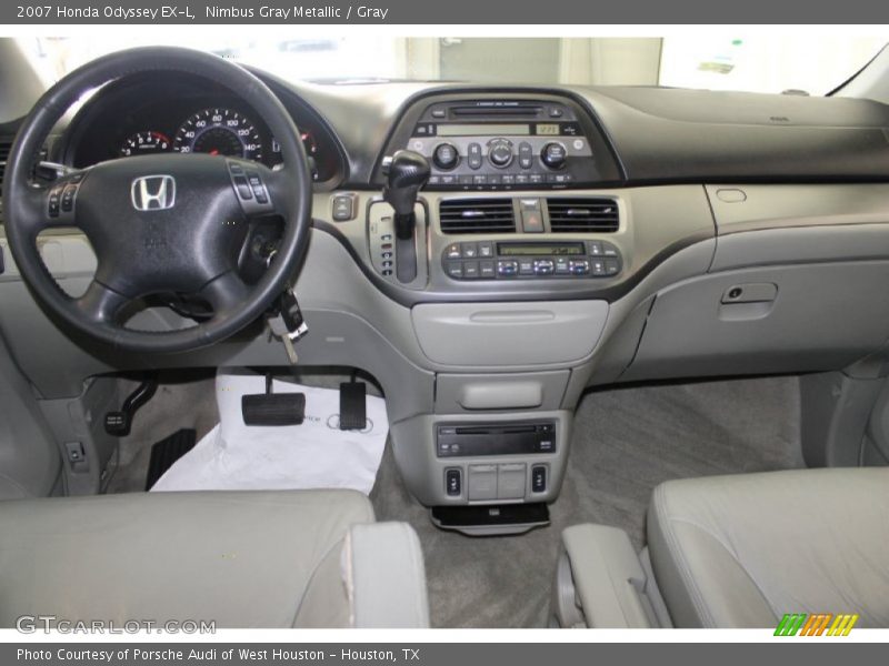 Nimbus Gray Metallic / Gray 2007 Honda Odyssey EX-L