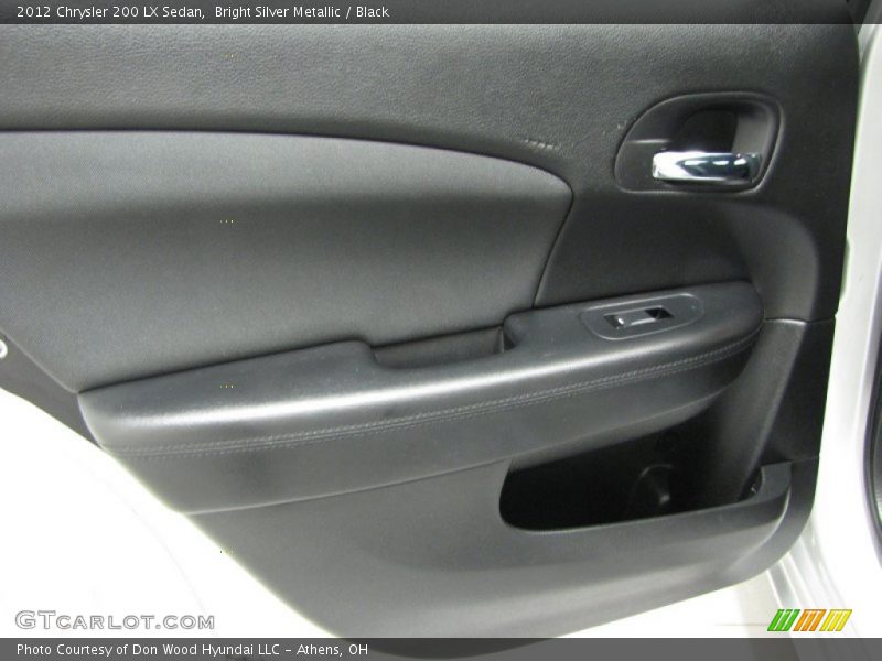 Bright Silver Metallic / Black 2012 Chrysler 200 LX Sedan