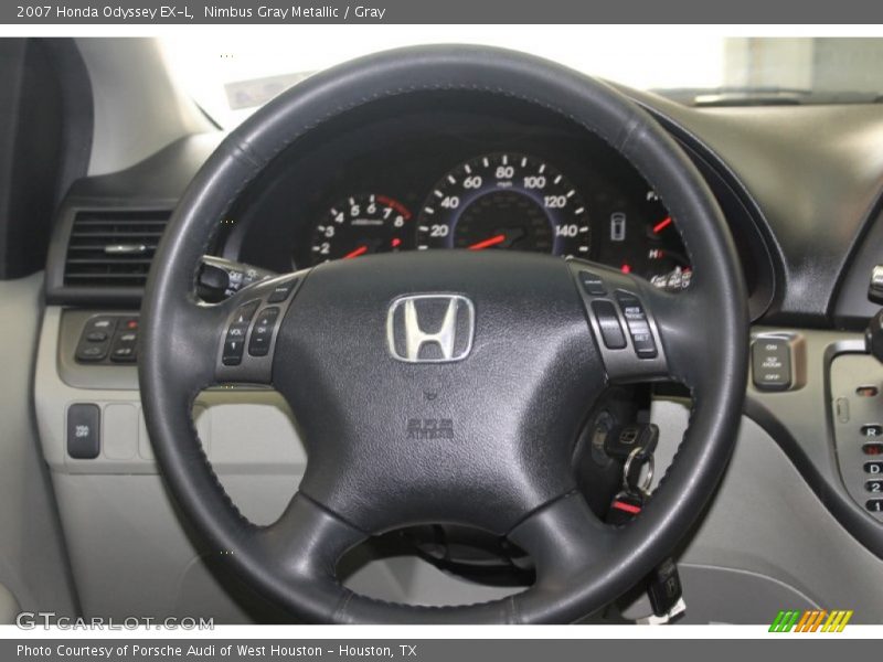 Nimbus Gray Metallic / Gray 2007 Honda Odyssey EX-L