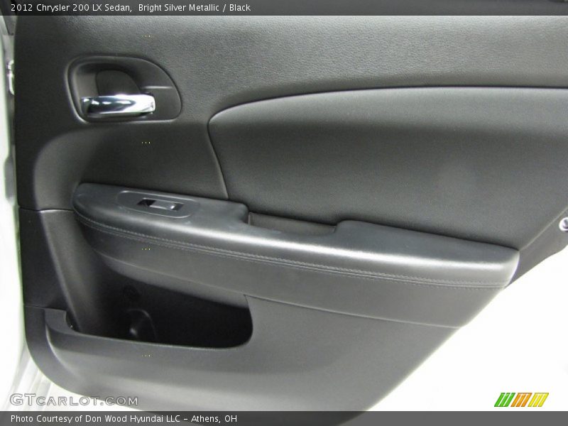 Bright Silver Metallic / Black 2012 Chrysler 200 LX Sedan