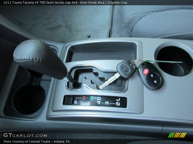 Silver Streak Mica / Graphite Gray 2011 Toyota Tacoma V6 TRD Sport Access Cab 4x4