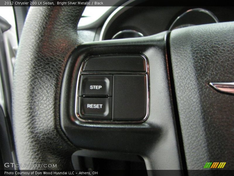 Bright Silver Metallic / Black 2012 Chrysler 200 LX Sedan