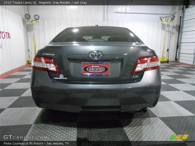 Magnetic Gray Metallic / Ash Gray 2010 Toyota Camry LE