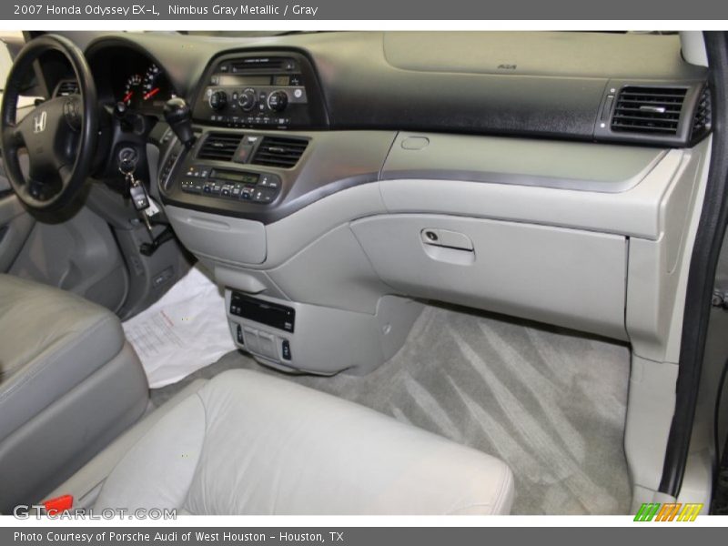 Nimbus Gray Metallic / Gray 2007 Honda Odyssey EX-L