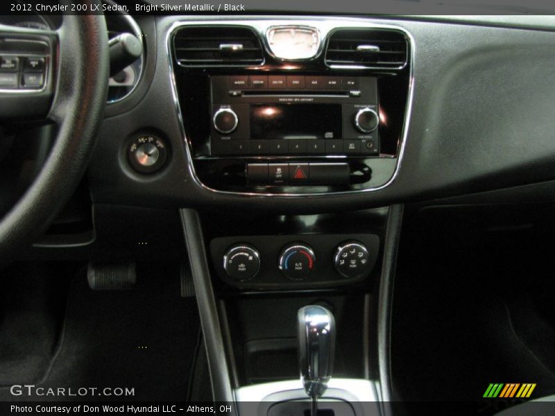 Bright Silver Metallic / Black 2012 Chrysler 200 LX Sedan